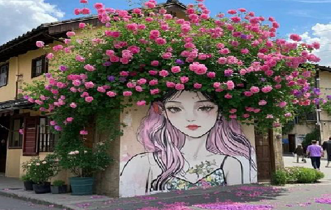 松潘怎么设计网红打卡墙绘