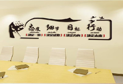 松潘企业文化墙主要展示什么？