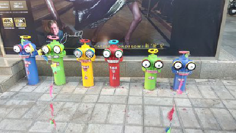 松潘商业区彩绘