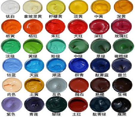 松潘墙绘颜色的选择有讲究。