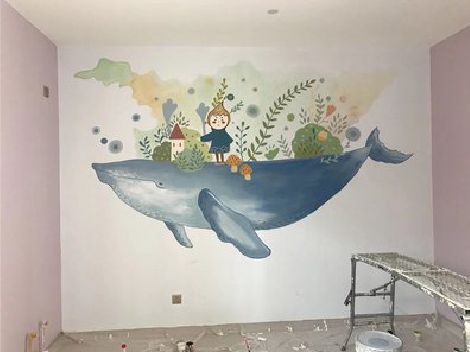 松潘手绘墙的特点及优势。